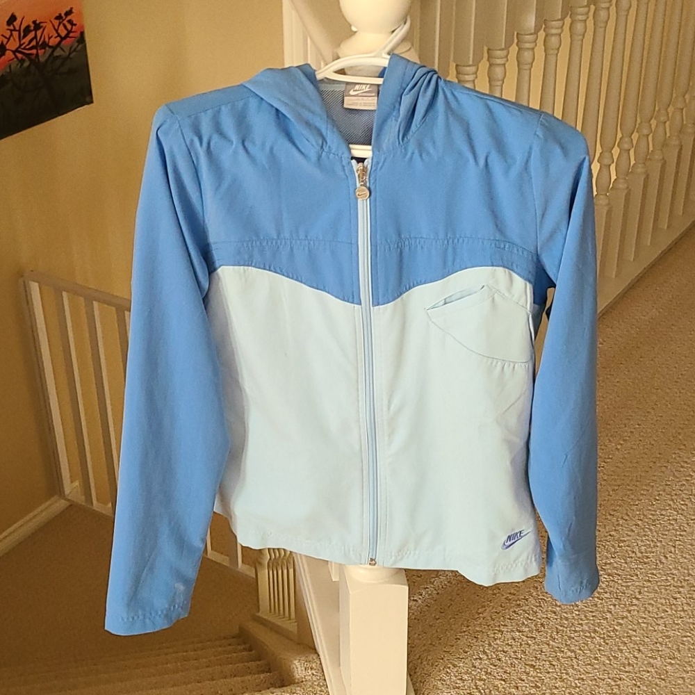 Nike blue windbreaker